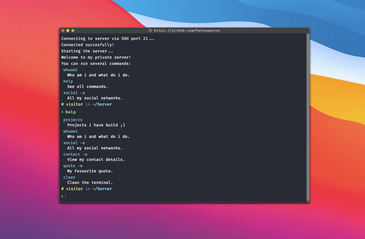MacfolioShell