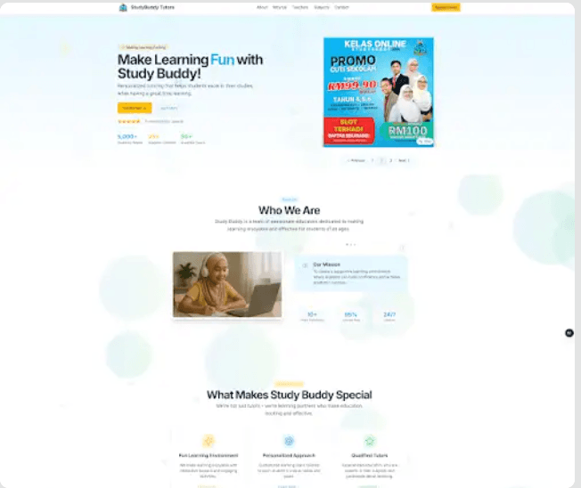 StudyBuddy Website